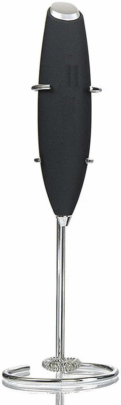 lxoice Mini Handheld Portable Milk Frother Coffee, Latte, Cappuccino, Hot Chocolate 3 W Hand Blender(Black)