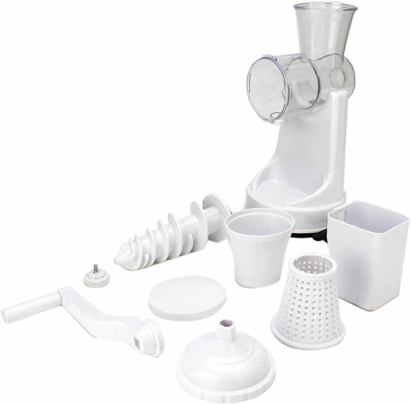 Luxafare SE0077-3-White Fruit And Vegetable Mixer Juicer Plastic 0 Juicer(White, 1 Jar)