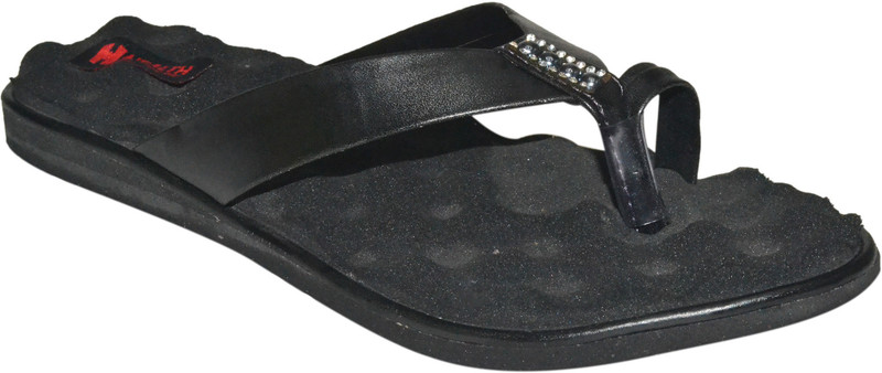 Healthline Mcp Women Black Flats