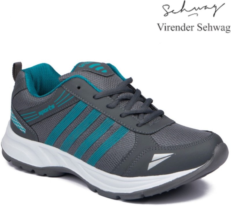 Asian WNDR-13 Running Shoes For Men(Green, Grey)
