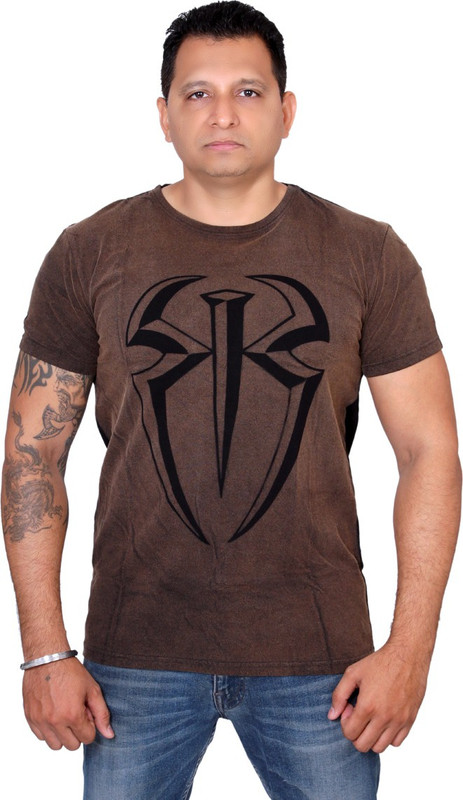 pariferry Printed Men & Women Round Neck Black T-Shirt