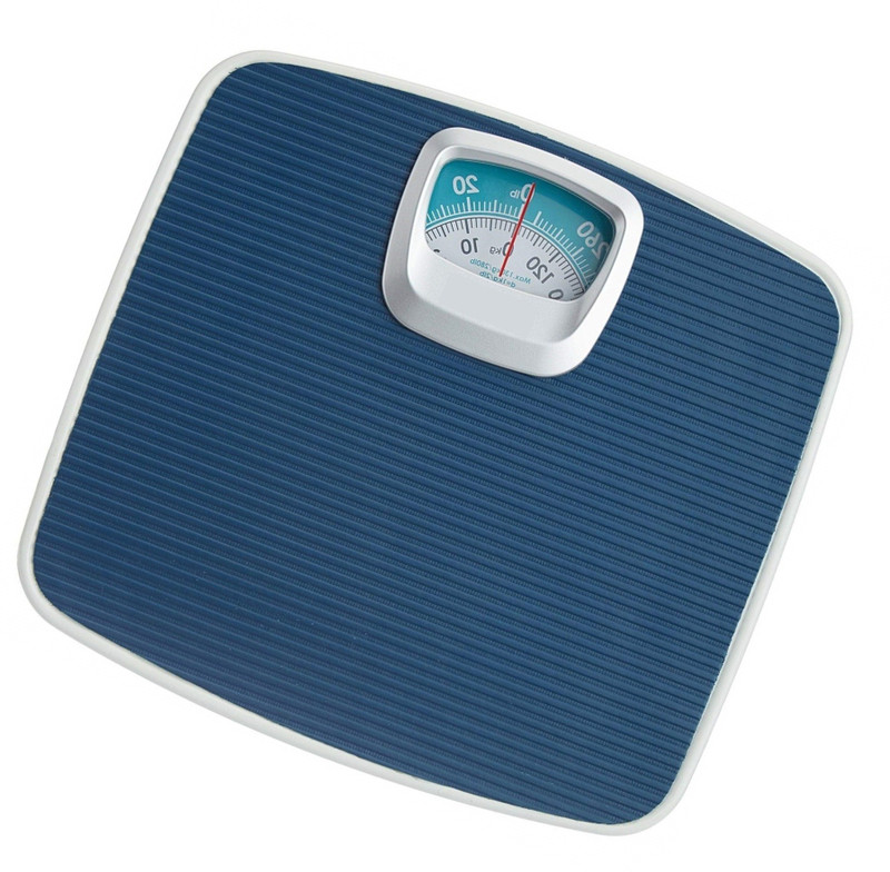 Zelenor Analog Weight Machine, Capacity 130Kg (Blue)9820 Weighing Scale(Blue)