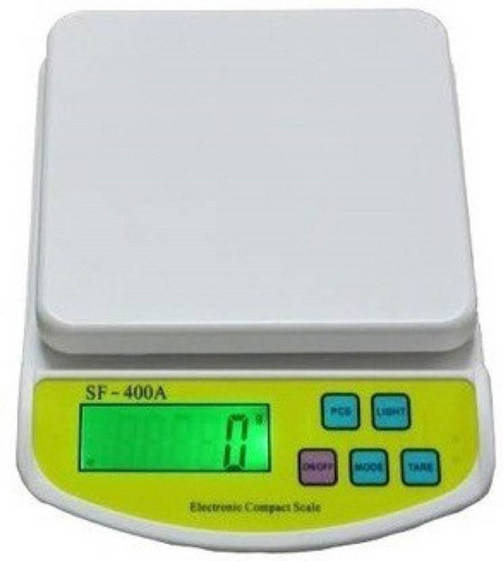Life Friends 10kg Vegetable Kitchen Weighing Scale (Off-White) Weighing Scale(White)