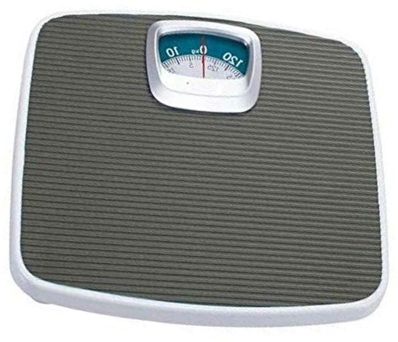 Rorian Analog Weight Machine For Human Body, Capacity 120Kg Mechanical Manual Analog Weighing Scale(Grey)