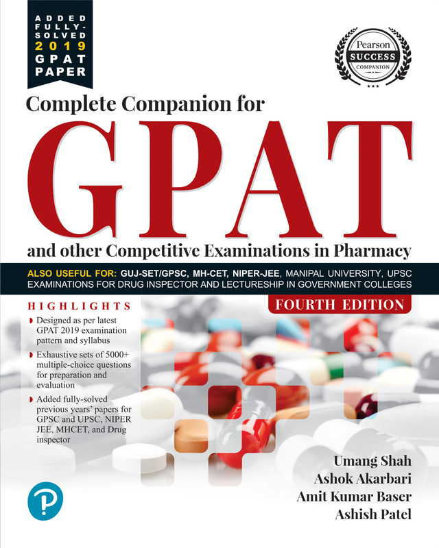 Complete Companion for Gpat and Other Entrance Examination in Pharmacy(English, Paperback, Shah Umang H.)