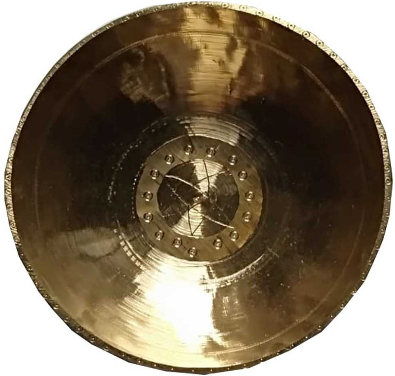 sarthebari handicraft Bronze Vegetable Bowl(Gold, Pack of 1)