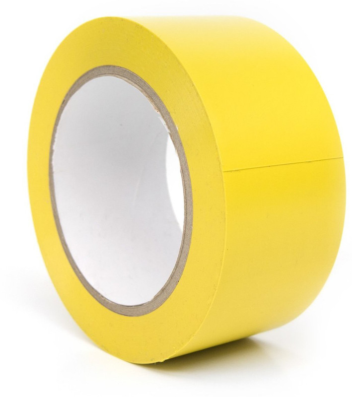 etipl ETI Floor Marking Tape 48mmx25metres Yellow Drafting Tape(48 mm x 25 cm)