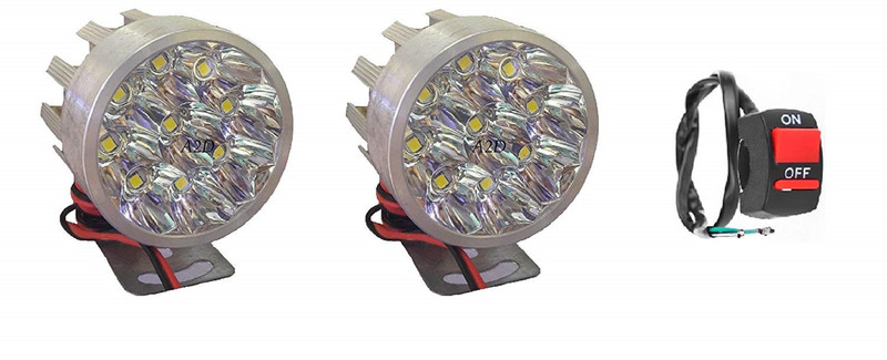 motofusion Flourescent Fog Lamp Unit for Bajaj 3 Series
