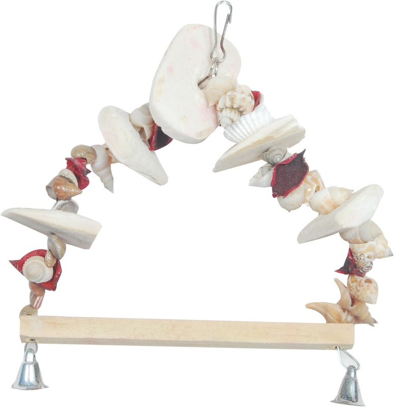 aquapetzworld Aquapetzworld Bird Pet Parrot Toy Snap Big Swing for all small birds Bird House Polyresin Chew Toy For Bird