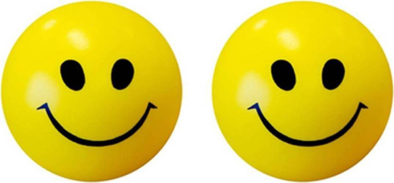 gobagee Smiley Face Stress Reliever Ball  - 3 inch(Yellow)