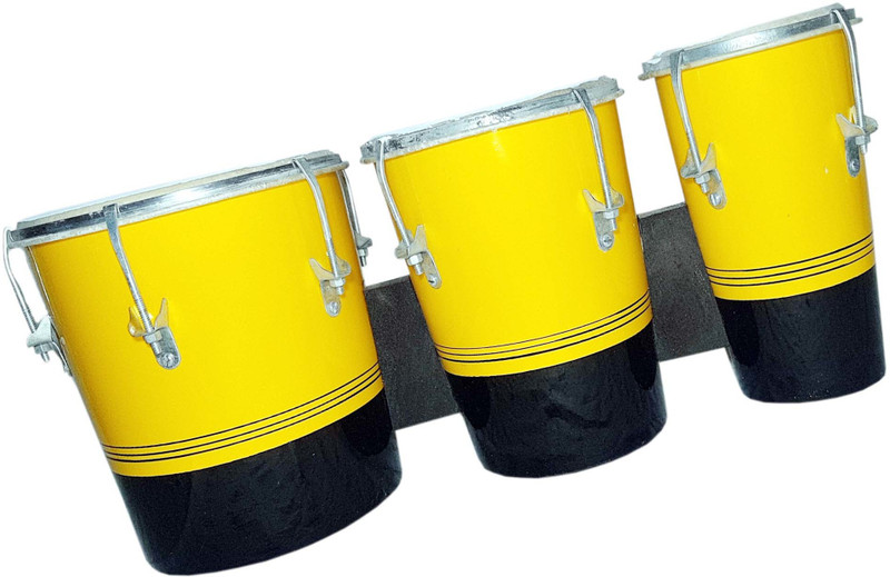 GT manufacturers Bongo in mango wood and Shiny Colour Wooden Bongo(20 cm, 16 cm, 12 cm)