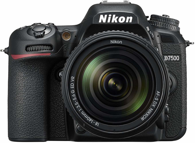 Nikon D7500 DSLR Camera Body with 18-140 mm Lens(Black)