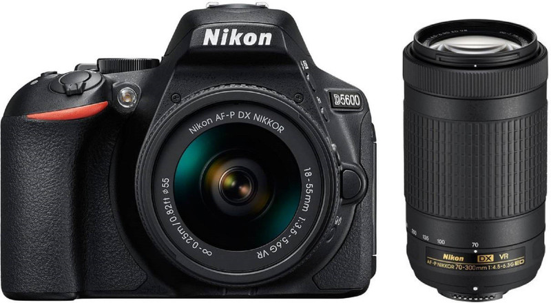 Nikon D5600 l1 DSLR Camera Body with Lens: AF-P DX Nikkor 18-55...