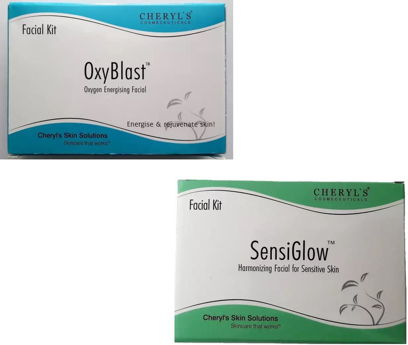 cheryls sensi glow and oxy blast facial kit combo 1 g(Set of 3)