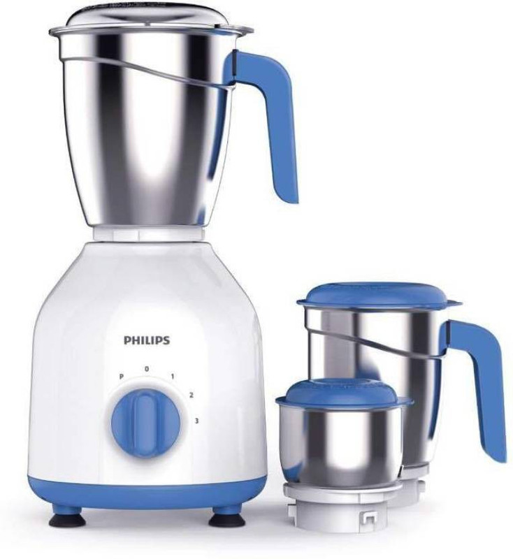 Philips BBXXJ903NS HL7555/00 600 Mixer Grinder(Multicolor, 3 Jars)