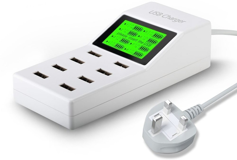 Speed 8 Port 40 W Charging Station With Display Charging Station(Playstation 4)