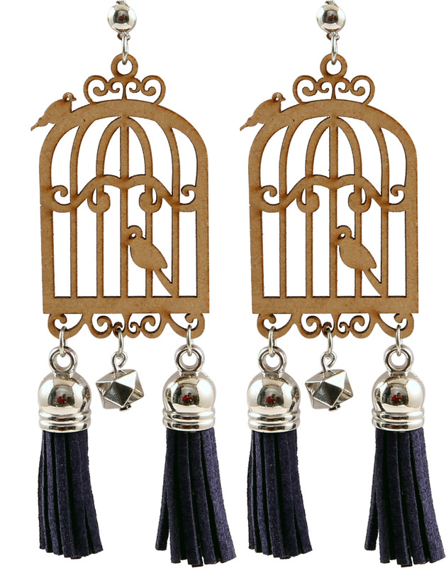 aradhya Wood, Alloy, Metal Drops & Danglers