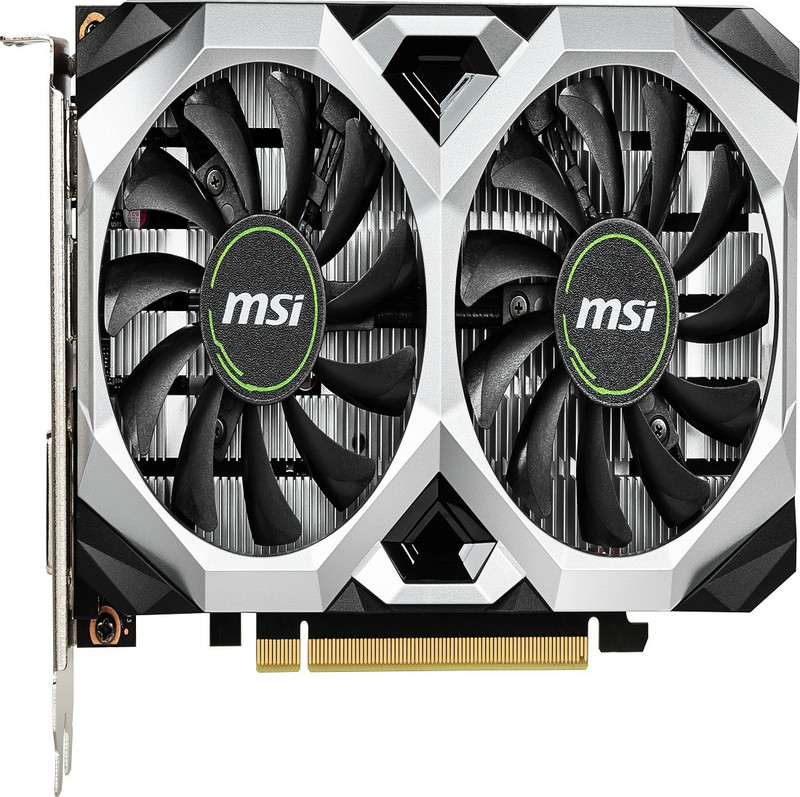 MSI NVIDIA Geforce GTX 1650 Ventus XS 4G OC 4 GB GDDR5 Graphics Card(Black)