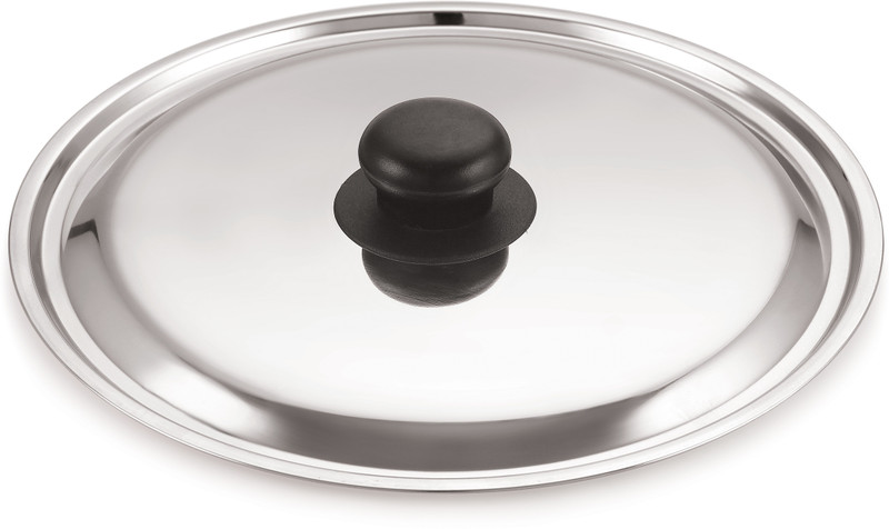 chef direct Dome Lid, 24 cm 9.6 Cm Lid(Stainless Steel)