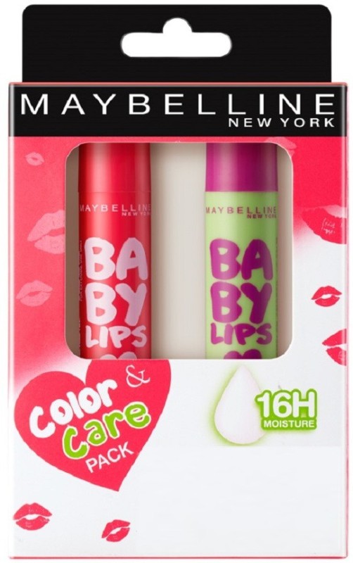 Maybelline New York Baby Lips Combo Cherry Kiss, Watermelon(Pack of: 2, 8 g)