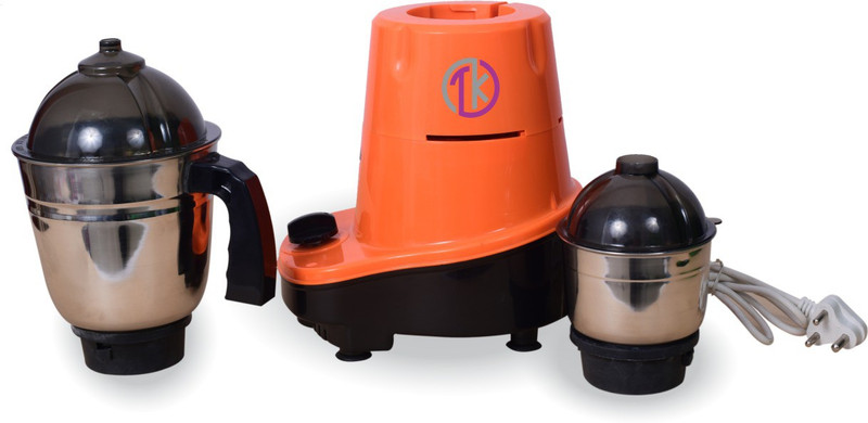 TOMSKITCHEN K SERIES MJ/009 650 Juicer Mixer Grinder(ORANGE AND BLACK, 2 Jars)
