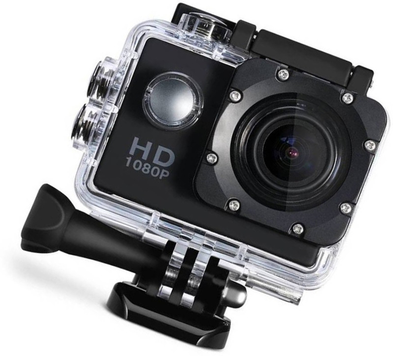 BERRIN Sports Camera Action Camera HD 1080p 12MP Sports and Action Camera(Black, 12 MP)