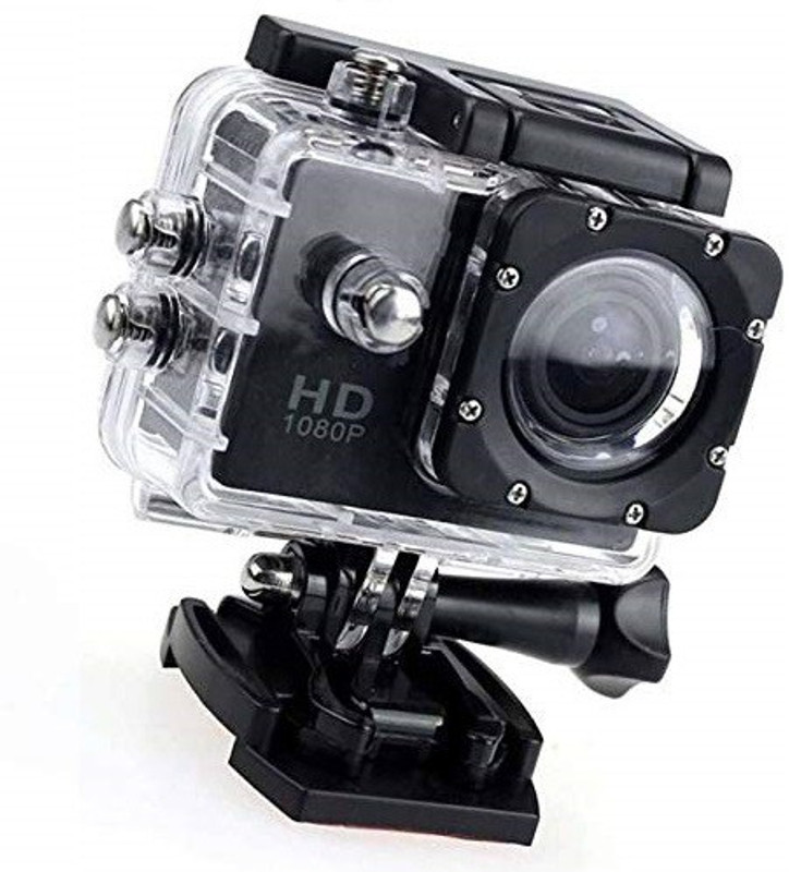 Roboster ACM 1080p 12MP Sports Point Full HD Portable Camera with SD Card Support Sports and Action Camera(Multicolor, 12 MP)