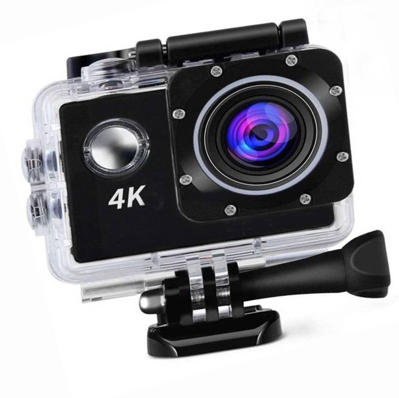 BERRIN 4K Camera Action Camera With Good Quality OF Camera And Water Proof Case Sports and Action Camera(Black, 16 MP)