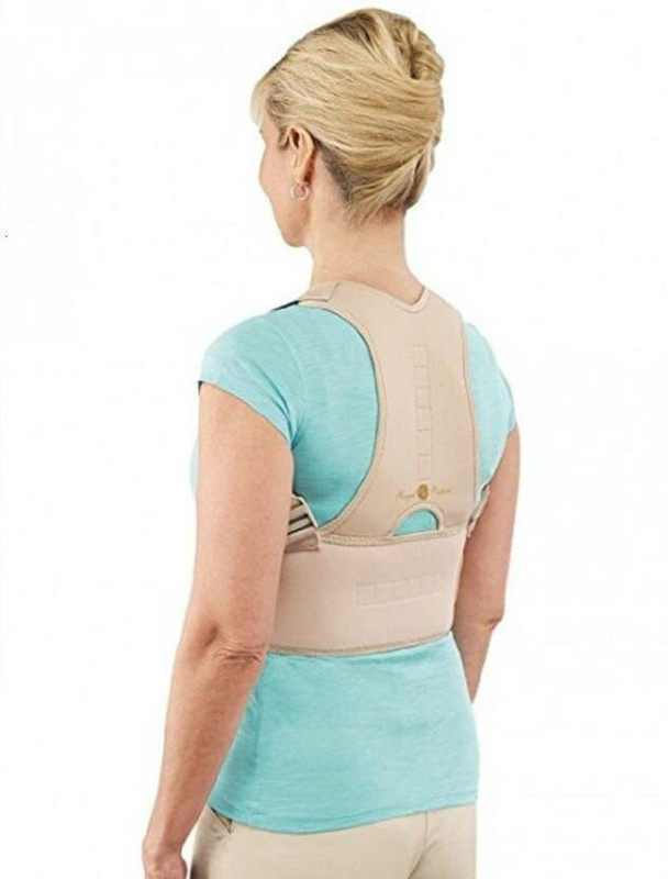 deepak Shoulder Posture Corrector Upper Back Support Brace Back Posture Corrector Back & Abdomen Support(Brown)