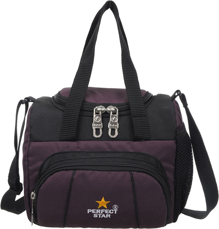 perfect star Lunch Tiffin Bag for School Office Picnic Waterproof Lunch Bag (purple, 5 L) Waterproof Lunch Bag(Purple, 5 L)
