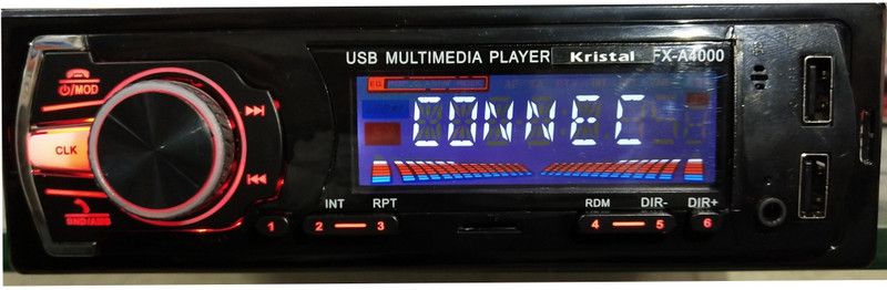 kristal KT4000 Double-USB BT Car Stereo(Single Din)