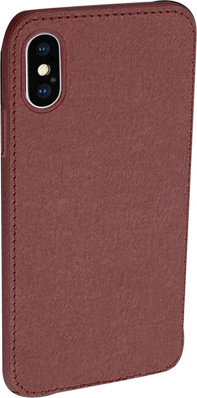 mobikcity Back Cover for Cloth Canvas Texture Fabric Leather Back Case For iPhone XS Max(Navy Blue, Shock Proof)