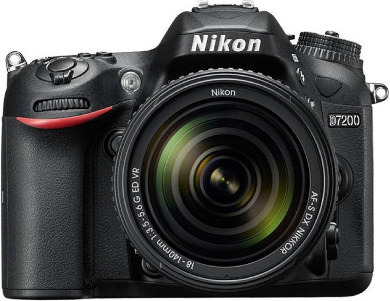 Nikon D7200 DSLR Camera AF-S 18-140 mm VR Kit Lens(Black)