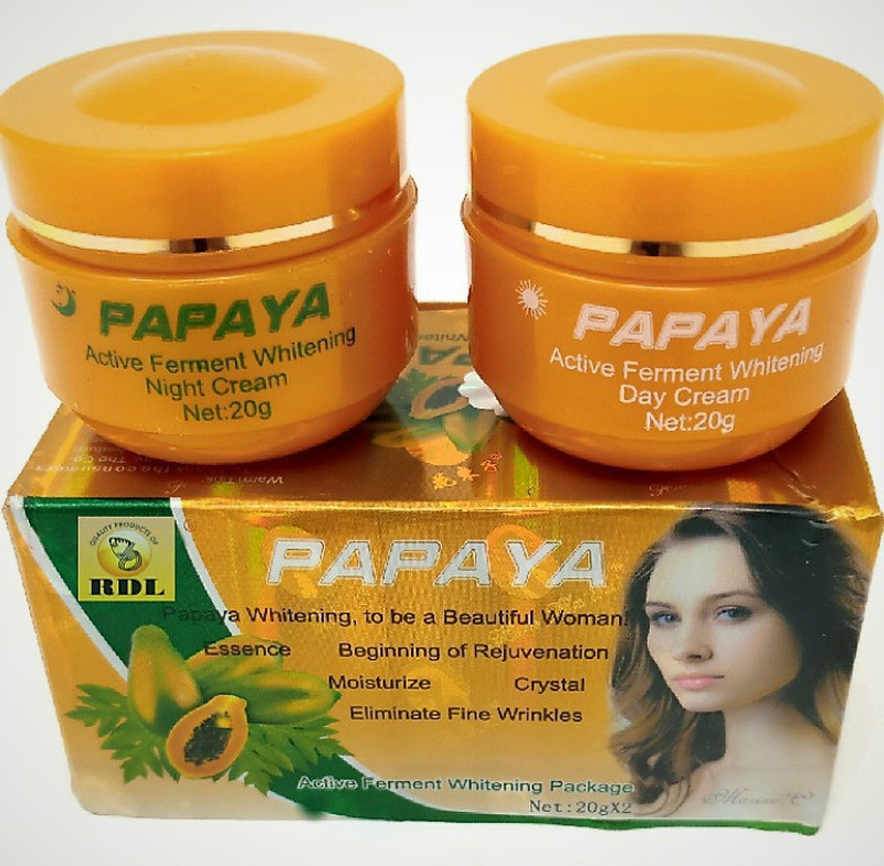 RDL PAPAYA ACTIVE FERMENT WHITENING DAY AND NIGHT CREAM(20 g)