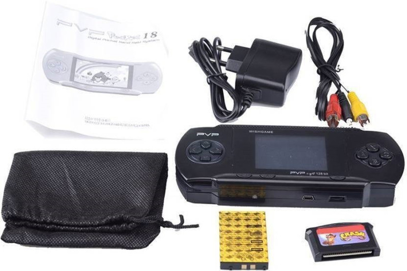 Alafi Station Hand Video Game for children NA GB with Super Contra, Super Mario, Soccer, Cricket2887, Crash, Angry Birds, Pinball, Lunar Ball, and other Unlimited Games(Multicolor, YES)