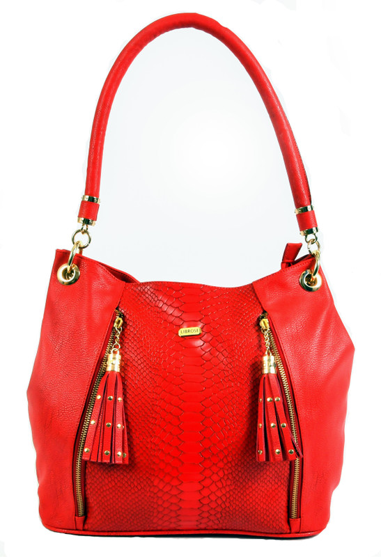 librose Women Red Hand-held Bag