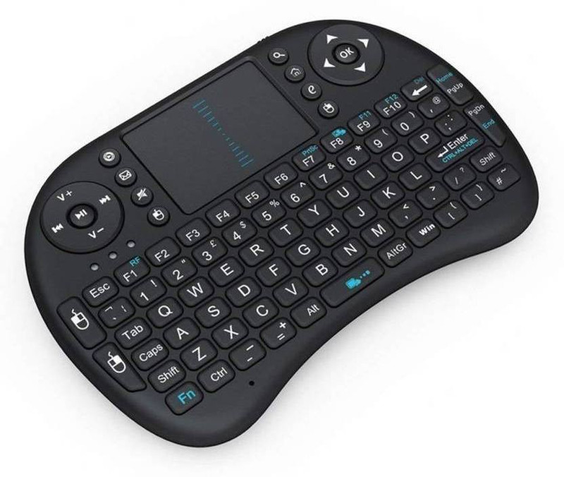 CPEX CP-5487 Wireless Touchpad Keyboard with Mouse Wireless Handheld Laptop Keyboard Compatible with Desktop, Laptop, Mac(Black)