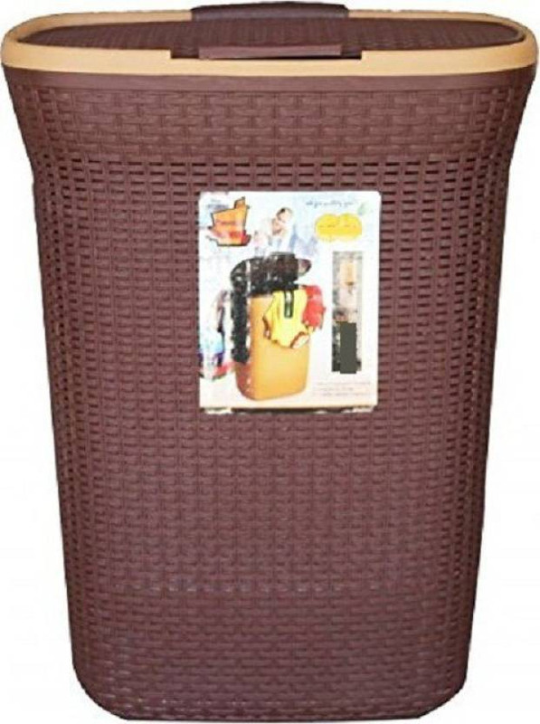 ckarss 50 L Brown Laundry Basket(Plastic)