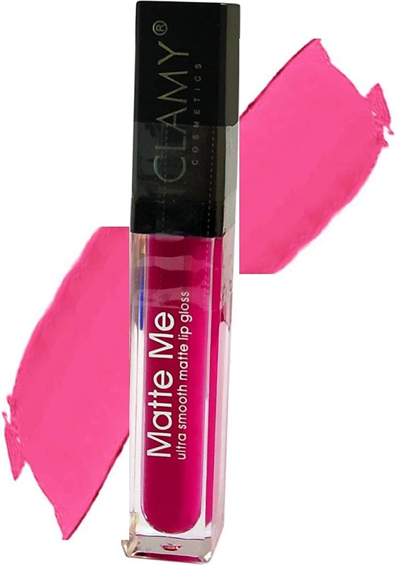 clamy Matte Me Ultra Smooth Matte Lip Gloss (Rose)(6 ml, Pink)