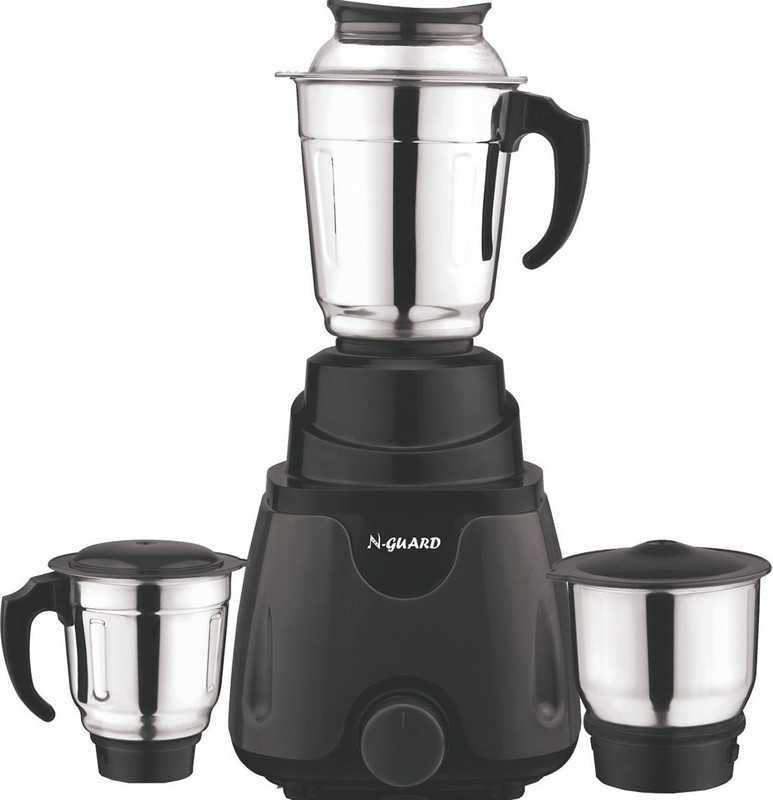 N GUARD 750 W MIXER CLASSIC 750 W 230 Mixer Grinder(Black, 3 Jars)