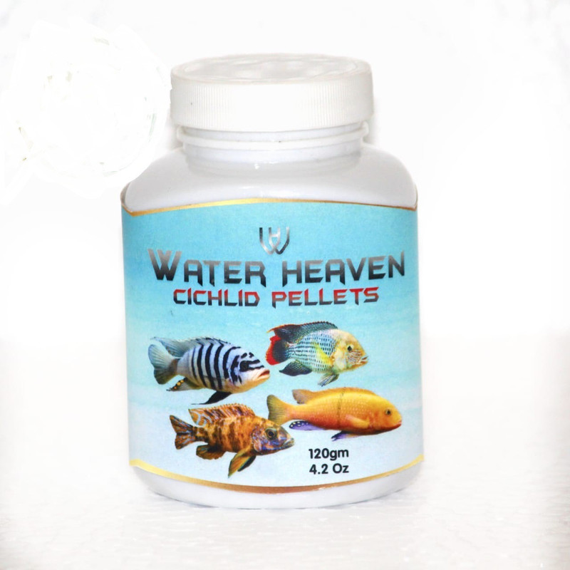 water heaven water heaven cichlid pellets 120gm 120 g Dry Fish Food