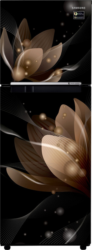 Samsung 253 L Frost Free Double Door 3 Star Refrigerator(Saffron Black, RT28R3053B8/HL) Samsung 253 L Frost Free Double Door 3 Star Refrigerator(Saffron Black, RT28R3053B8/HL)