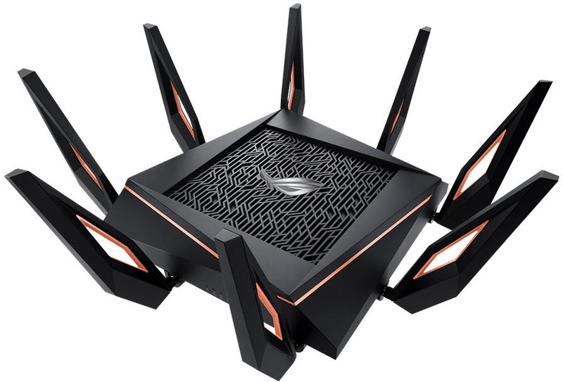 ASUS GT-AX11000 Gaming Router 2.4 GHz, 5 GHz 11000 Mbps Wifi Speed Tri Band External Antenna Access Point Mode(Black)
