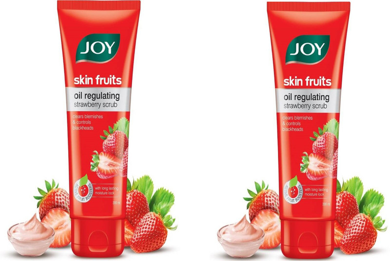Joy Skin Fruits Oil Regulating Strawberry Scrub 400 Ml Scrub 400