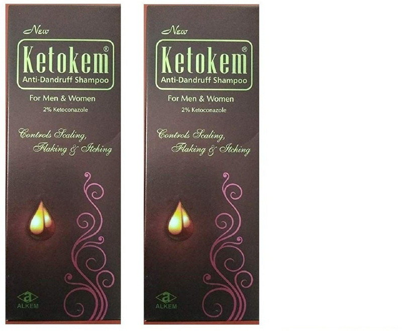 ketokem NEW ANTI DANDRUFF SHAMPOO (PACK OF 2) 220 ML(220 ml)