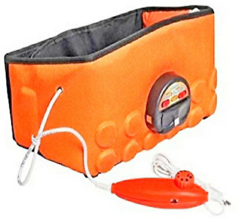 DSMARKET slimming sona belt vibrating heating and magnetic Vibrating Magnetic Slimming Belt(Orange)