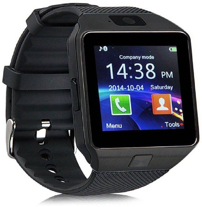 888 SM_ BK34 phone Smartwatch(Black Strap Regular)