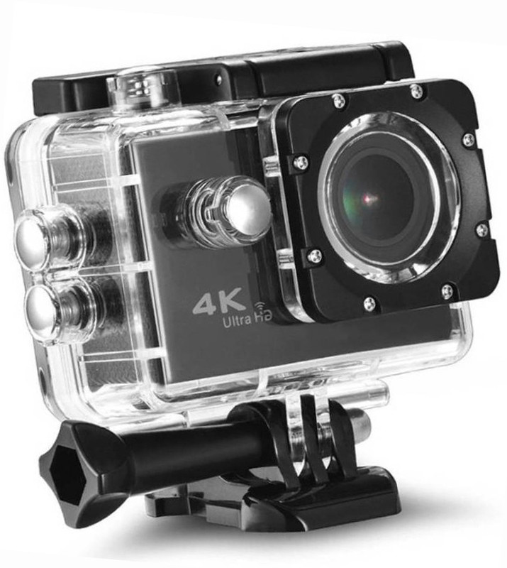 BERRIN action camera 4K Cam Waterproof Sport Camera Diving Ultra HD 16MP Sports and Action Camera(Black, 16 MP)