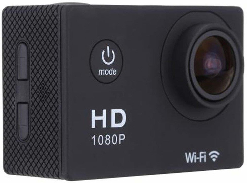 Rhonnium 4K Ultra HD-Type-039 ® Waterproof Helmet Sports Camera Sports and Action Camera(Black, 16 MP)