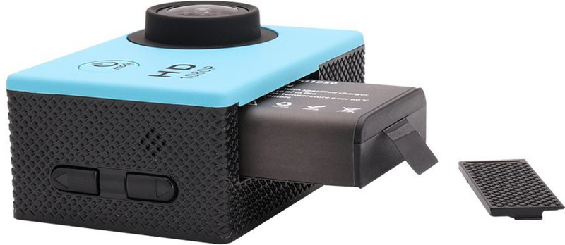 Rhonnium Plain 1080-HD Cam-034 ™ Wide Angle Waterproof 16 MP Sports and Action Camera(Blue, 12 MP)